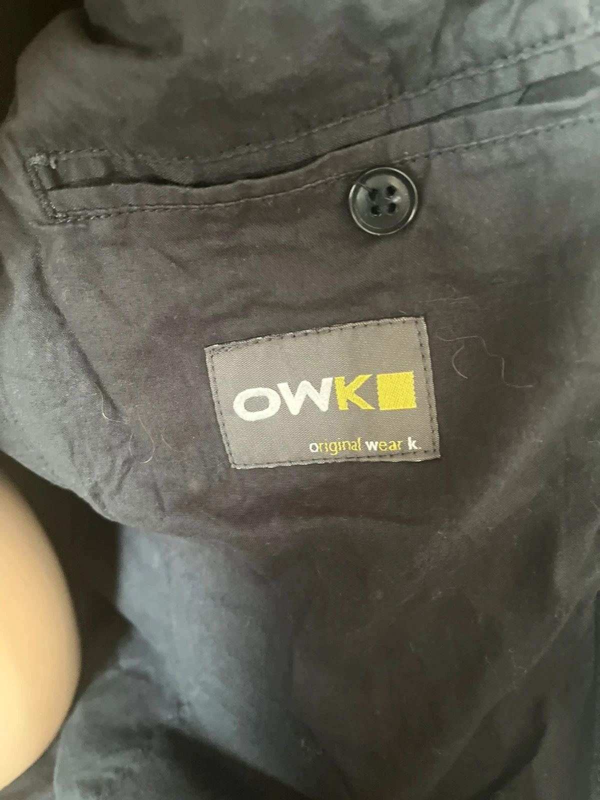 Herenblazer Owk – Zwart – Maat 48 – Linnen & Katoen – Casual Chic stijl – photo 4